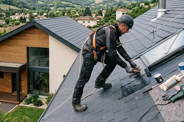 Dépannage d'urgence fuite de toiture