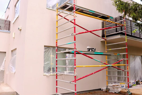 Ravalement complet de façade de maison